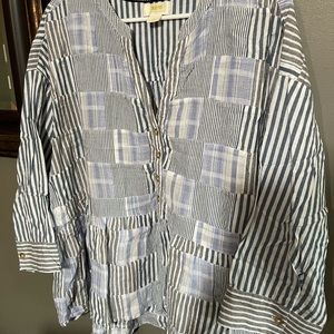Anthropologie Maeve top. Size Large petite.  Cotton